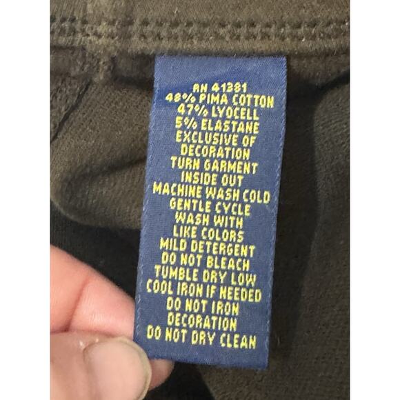 Polo Ralph Lauren Equestrian Pants Medium Brown Breeches Leggings Made In Peru - Picture 10 of 16